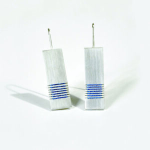 Boucles d’oreilles POINTS DE COUTURE Stries