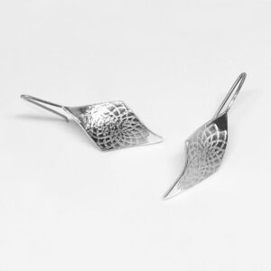 Boucles d’oreilles MOTIF losange argent