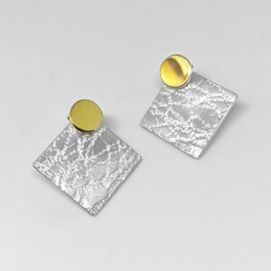 Boucles d’oreilles MOTIF bi-matière