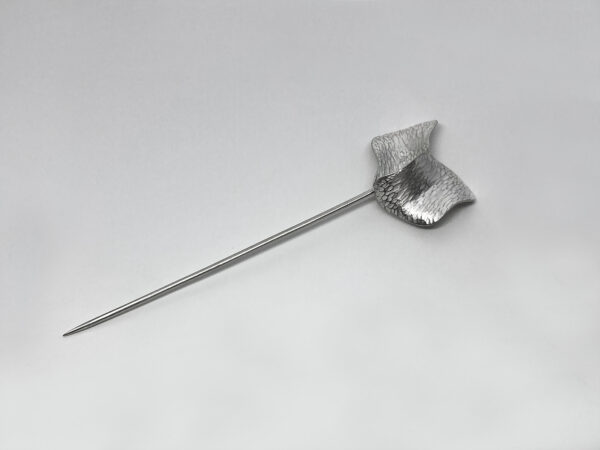 Pic à cheveux LOBE argent 925 martelé